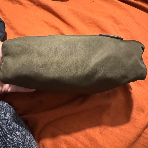 Prada Green Nylon Toiletry Bag with Logo - Picture 6 of 12